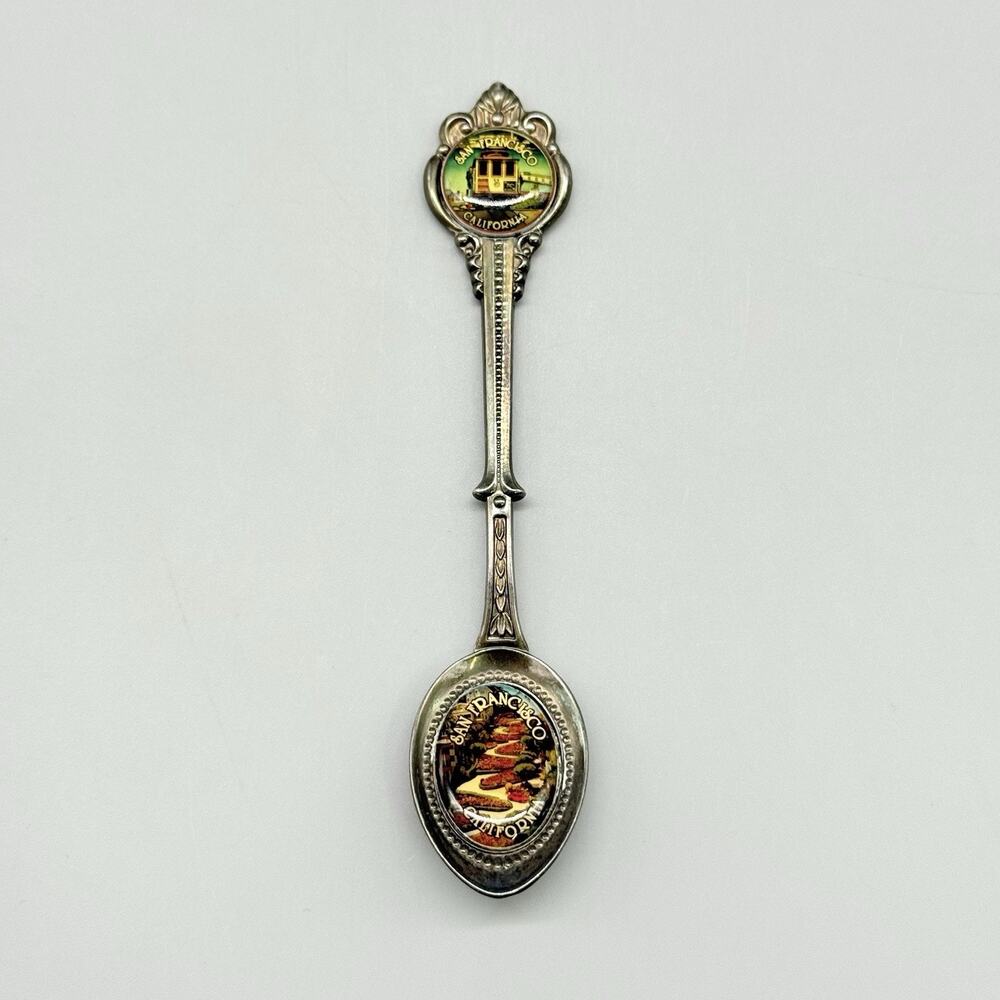 Vista San Francisco CA Perfection Plate Australia Vintage Souvenir Spoon 4.5"